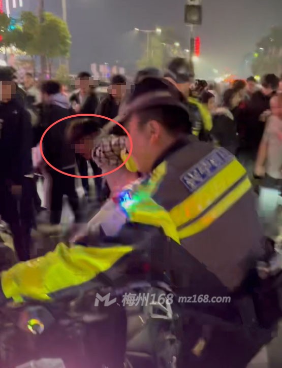 興寧“鬼火少年”新年第一天逆行飆車被抓！