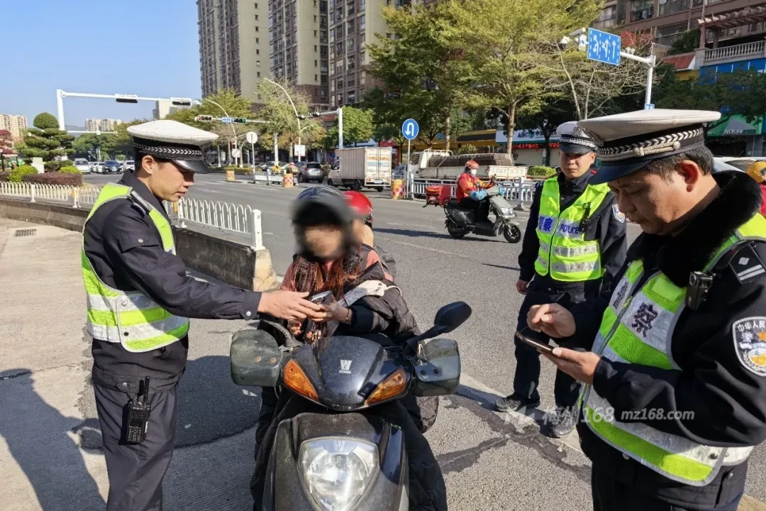 梅縣公安集中開展電動自行車摩托車專項整治行動