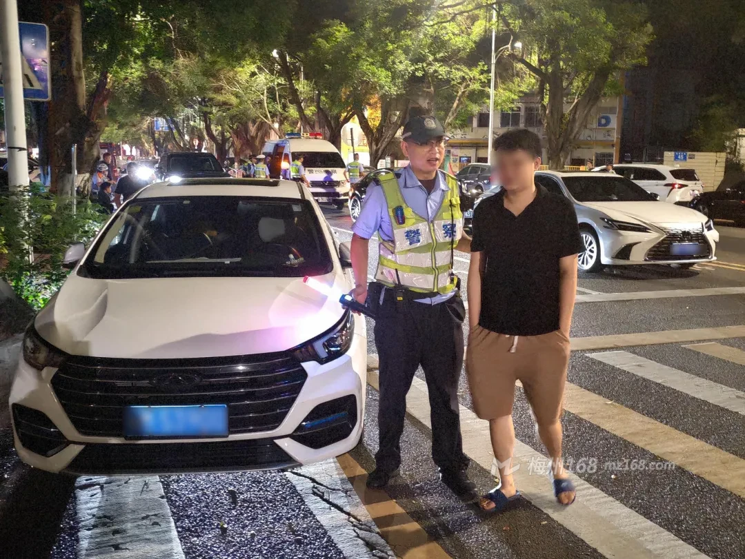梅江公安累计查处酒醉驾24起